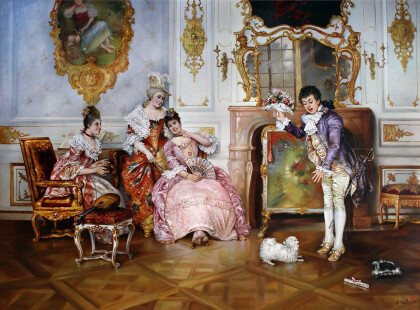 Неожиданная встреча... (Прибытие жениха)