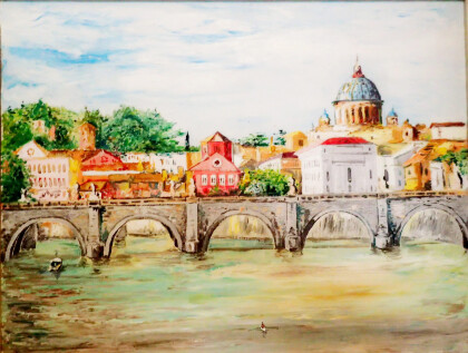 Рим.Мост "Святого ангела"