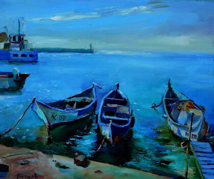 Лодки в порту Несебра