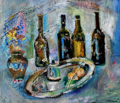 Голубой натюрморт