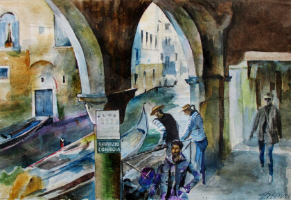 Венеция. Аркада.