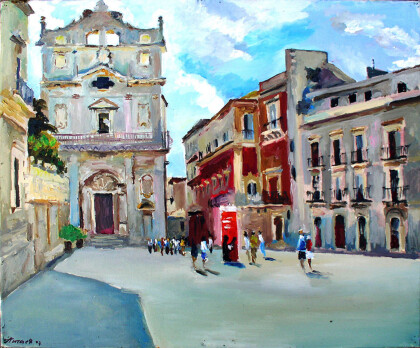 Сиракузы, Площадь Дуомо.