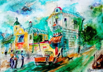 Скажите, как проехать к библиотеке?