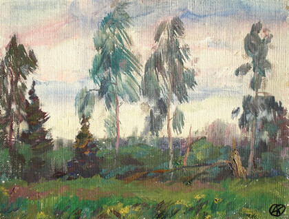 Закат на Валдае