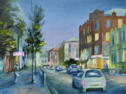 Вечерний город