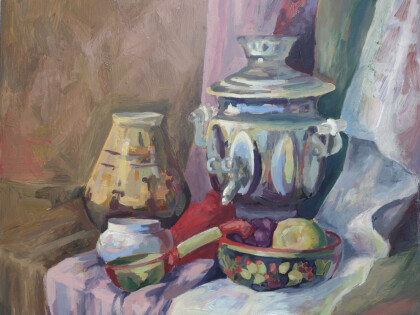 Натюрморт с самоваром