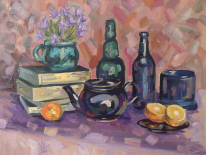 Натюрморт с книгами