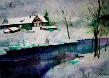 Да, я видел как течёт река