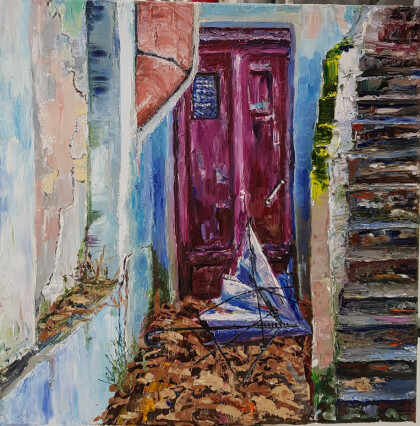 Работа из серии "Старые двери"