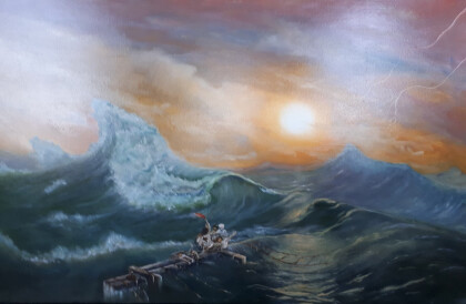 Вольная ( копия И. Айвазовского )