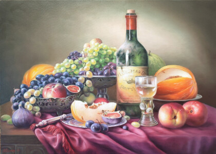 Натюрморт с дыней