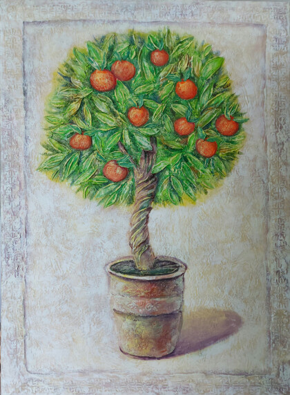 Дерево счастья "Апельсин"