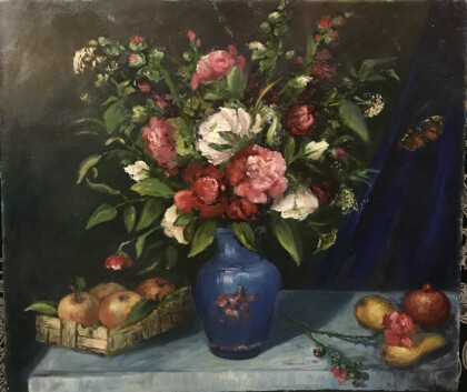 Натюрморт с бабочкой