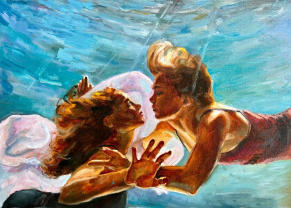 Влюбленные. Прикосновение