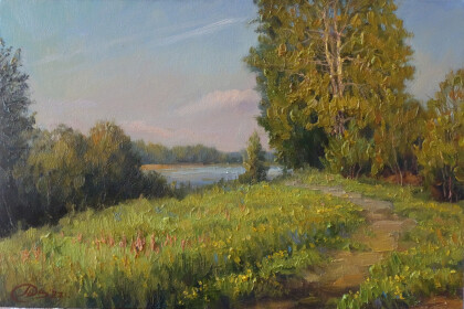 Лето у пруда