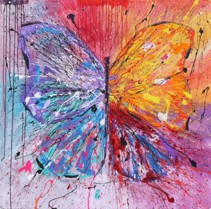 Радужная бабочка