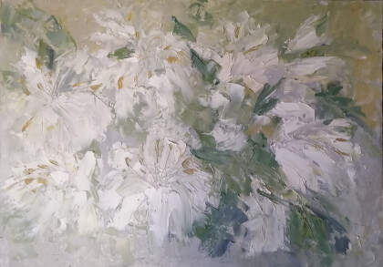 Белые лилии