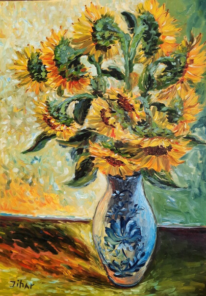 Подсолнухи