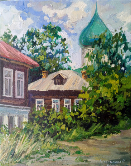 Старая улочка в Переславле-Залесском