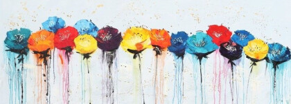 Разноцветные маки