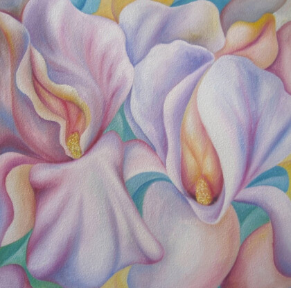 Белые лилии