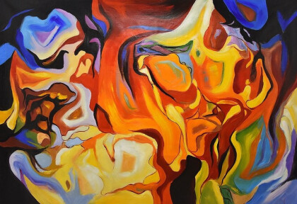 Яркая абстракция