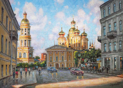 Собор, освещенный солнцем