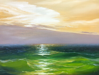 Блики на морских волнах