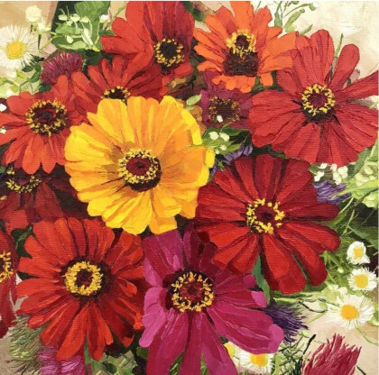 Яркий букет