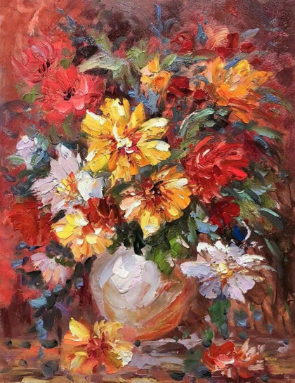 Цветы в вазе