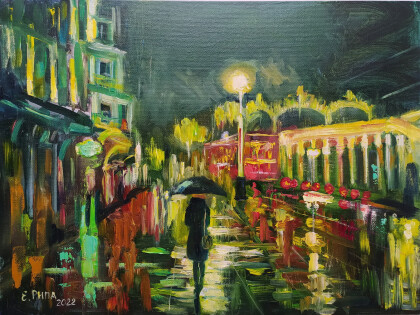 Дождь в городе