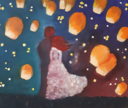 Летящие фонари