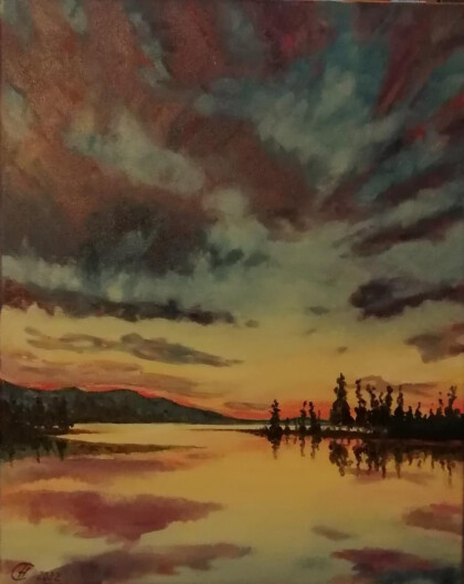 У озера (из серии Карелия)