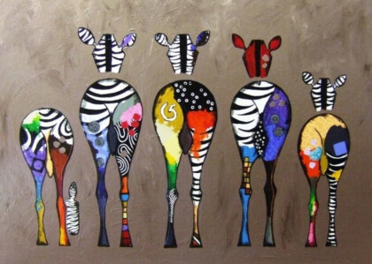 Необычные зебры