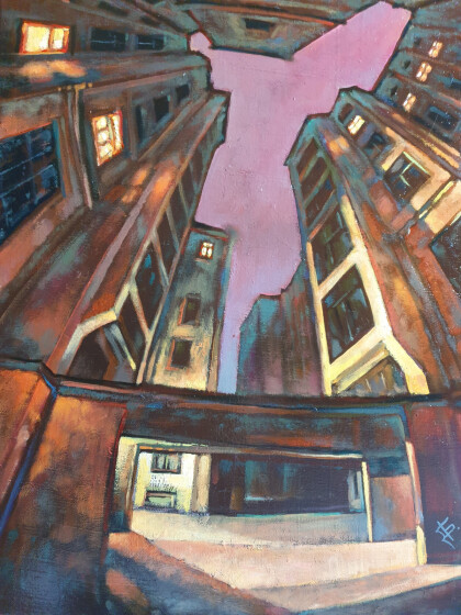 Ночной дворик