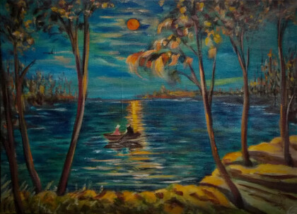 Мы на лодочке катались...