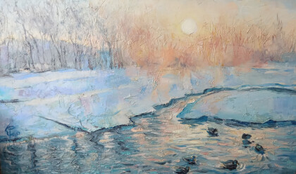 Зимний Енисей