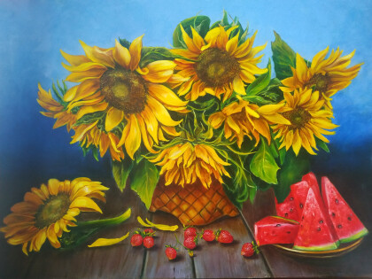 Подсолнухи