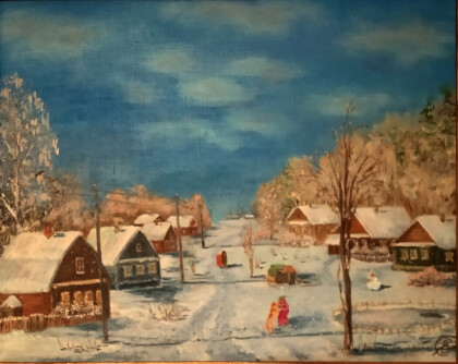 Зима на селе