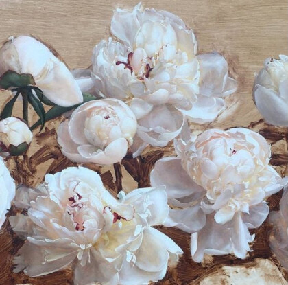 Букет нежных пионов