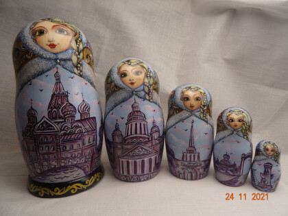 Матрешка виды Санкт- Петербурга