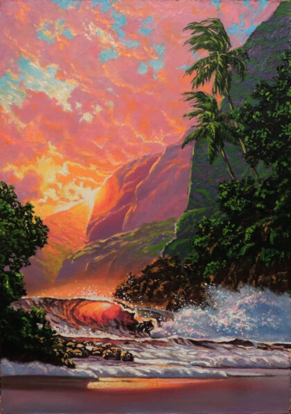 Тропическое побережье.интерпретация