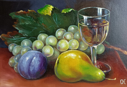 Натюрморт с вином