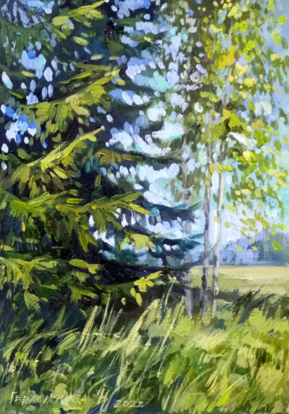 Лето в окрестностях дачи художников