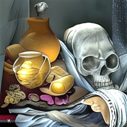 Натюрморт ни о чём в стиле барокко