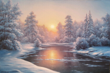 Зимняя речка