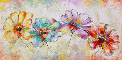 Красочные цветы