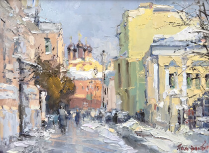 Петровский переулок. Оттепель.