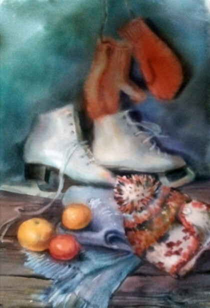 натюрморт "Зимние каникулы"