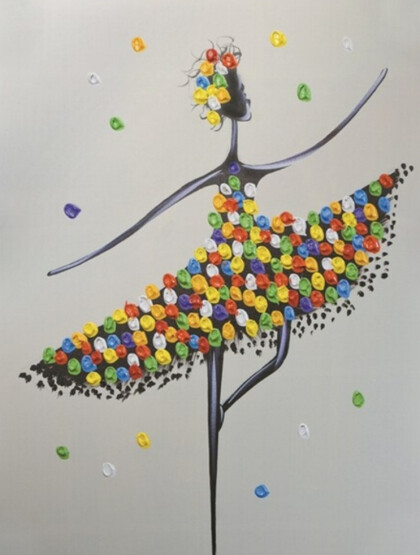 Яркая балерина